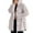 Beige, variant on Lixiuxyad Fuzzy Hooded Jacket Women's Jacket Winter Warm Soft Hooded Coat Long Sleeve Button Front Loose Fit Casual Outerwear For Daily Wear Beige