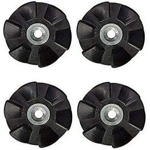 Replacement Black Rubber Gear Spare Part, Compatible with Nutribullet - 4 Pack
