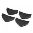 thumbnail image 2 of Fugacal Rear Diffuser,Rear Wing,4pcs Car Rear Bumper Diffuser Fin Spoiler Lip Universal Auto Accessory, 2 of 8