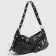 thumbnail image 5 of Bolso Hombro Punk Cuero PU para Mujer Y2K Mano Con Axila (), 5 of 6