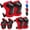 Red, variant on Kids Protective Gear Set Knee Pads for Kids 3-14 Years Toddler Knee and Elbow Pads with Wrist Guards 3 in 1 for Skating Cycling Bike Rollerblading Scooter- Pink
