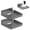 Gray, variant on HonorHut Square Camera Mount Floating Shelves for Wall Mount Holder Multi-Functional Wall Mount Holder with Screw Kit 1 Pack Gray