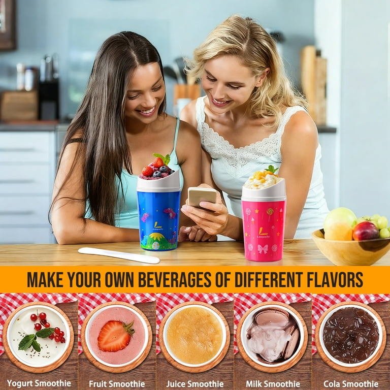 Livhil Slushy Cup, Quick Frozen Slushie Cup Maker, Magic Squeeze