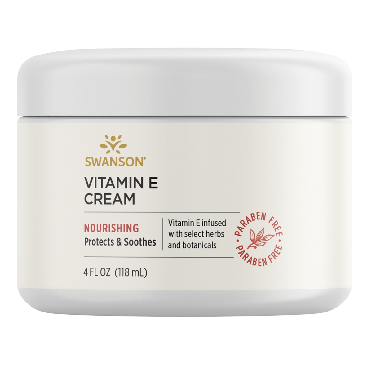 Swanson Vitamin E Cream 4 fl oz Cream