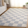 thumbnail image 2 of SAFAVIEH Natura Blazhe Checkered Area Rug, Light Blue/Ivory, 8' x 10', 2 of 11