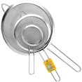 thumbnail image 1 of Sieve Set In Three Different Sizes - Metal Sieve Made Of Stainless Steel, Fine Mesh Sieve - Kitchen Sieve Stainless Steel, 1 of 5
