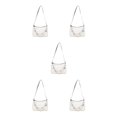 thumbnail image 2 of Guardoinrt Sac à Main à la Mode et Polyvalent Compact et Portable Robuste et Durable pour Femmes Cadeaux Blanc 5ensemble, 2 of 6