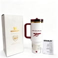 thumbnail image 1 of Stanley 1913 1913 Arsenal Quencher ProTour Gobelet à Paille Rabattable 40 oz Édition Limitée Gobelet Isolé en Acier Inoxydable avec Poignée et Paille, Arsenal Blanc, 1 of 1