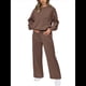thumbnail image 3 of Traje de Dos Piezas para Mujer: Sudadera de Larga y Pantalón de Otoño. Traje Informal. Color Café L, 3 of 9