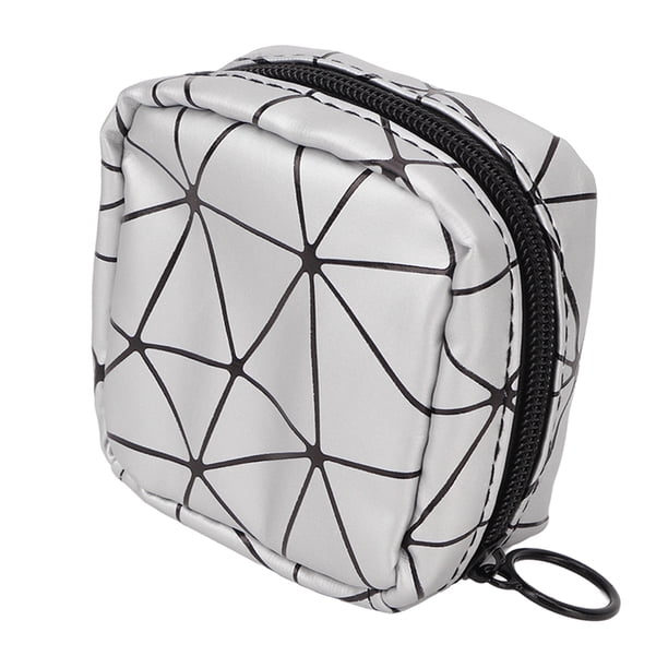 Samll Bolsa de maquillaje, pequeña bolsa de lápiz labial portátil, mini bolsa de viaje para lápiz labial, mini bolsa de cosméticos, funcionalidad inteligente