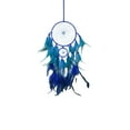 thumbnail image 2 of Hmgxay DreamCatcher Decor, Bohemian Dream Catcher with Natural Crystals, Handcrafted Dreamcatcher with Feathers, Artistic Wall Hanging Dreamcatcher for Home Decor(Blue), 2 of 6