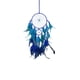 thumbnail image 2 of Adorno de pared DreamCatcher | Atrapasueños de anillo de hierro estilo bohemio con cristales naturales Plumas y cuentas | Detalles ligeros para el hogar hechos a mano de 60x20cm | 1 pieza, 2 of 6