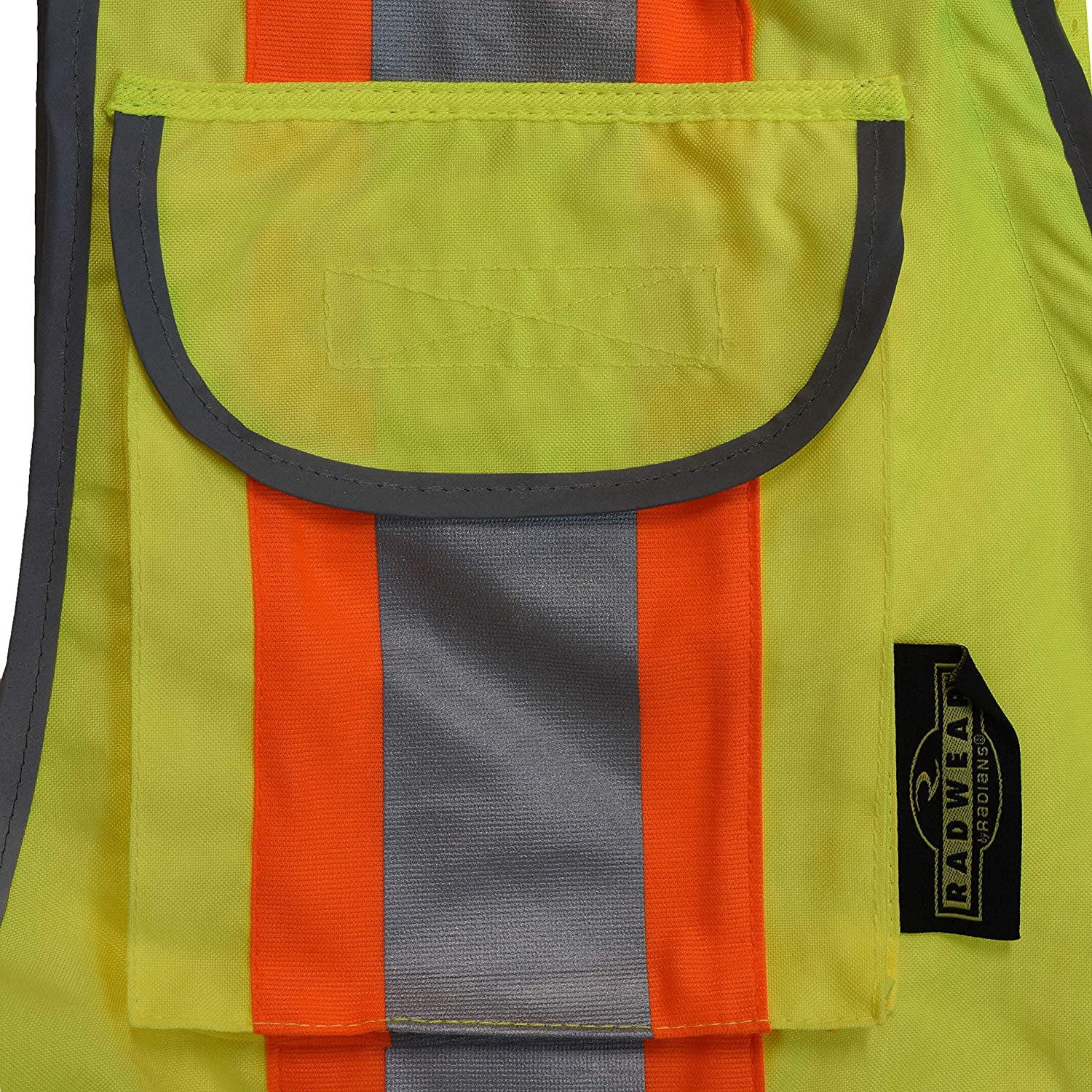 Radians SV55-2ZGD Class 2 Woven Two Tone Green Engineer's Safety Vest