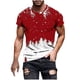 thumbnail image 2 of Tops para hombre, blusas y camisas de manga corta con cuello redondo para hombre, jersey informal con cuello redondo estampado para hombre, pantalones cortos deportivos para fitness, blusa de poliéste, 2 of 5