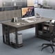 thumbnail image 5 of Mobile Study Table Office Desks Computer Multifunctional Wooden Conference Office Desks Standing Laptop Scrivania Room Furniture My Lux Decor Round, 5 of 26