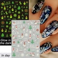 Happydeer 1 Sheet Nail Sticker Christmas Theme Design LongLasting Eco