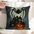 thumbnail image 5 of Halloween Spiders Haunted House Linen toss pillowcase Decoration pillowcase Gift preferred 20x20" Cushion cover 4 set Sofa pillowcase Sofa bedroom living room car, 5 of 5