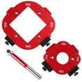 thumbnail image 2 of 2 Pcs Router Corner Radius Templates, Arc Templates with Edge Trimmer for Woodworking, Precise Woodworking Router Jigs and Templates, R10 R15 R20 R25 R30 R35 R40 R50, 2 of 6