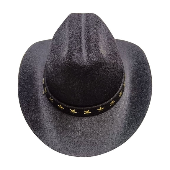 Dog Cowboy Hat Cat Cowboy Hat Pet Cowboy Costume Mini Cowboy Hat for Dogs Cat 、Holiday Halloween Pet Party Decoration,Black,S