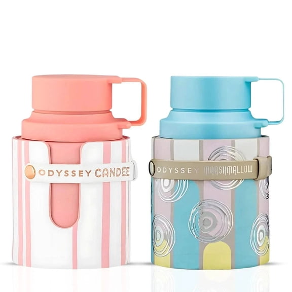 Odyssey Candee & Odyssey Marshmallow Eau de Parfum Sprays 100ml (3.4oz) by Armaf (Bundle)