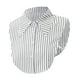 thumbnail image 4 of Accesorios de moda para el cuello falso, fáciles de usar y portátiles. Rayas blancas, 4 of 8