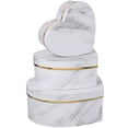 thumbnail image 3 of SHISUYAN 3pcs Empty Gift Boxes Heart Shaped Gift Boxes Wedding Party Gift Holder Wrapping Box, 3 of 9