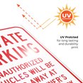 thumbnail image 6 of Private Parking No Parking Sign, 24x36 Corrugated Plastic, 6 of 7