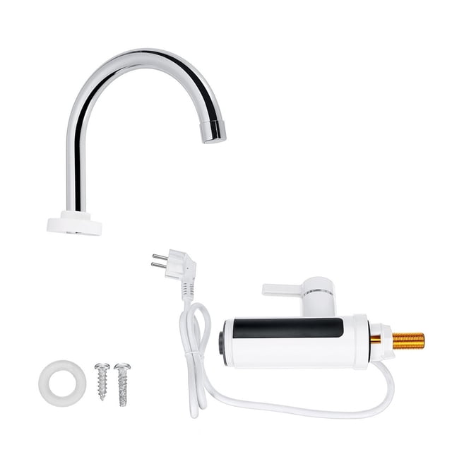 Household Electric Instant Heating Faucet Hot Cold Dual-use Tankless Water Quickly Heating Tap LED Display Kitchen ,Built To Last