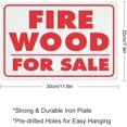 thumbnail image 2 of Fire Wood For Sale Sign 8 X 12 Inches Rust Free Aluminum - Uv Protected, Waterproof, Weatherproof And Fade Resistant - 4 Pre-Drilled Holes, 2 of 6