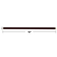 thumbnail image 2 of Westbrass D12119-12 ½” x 19" IPS Brass Pipe Nipple, Oil Rubbed Bronze, 2 of 6