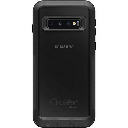 OtterBox Pursuit Series Dust Protection Rubber Case for Samsung Galaxy S10 - Black/Clear