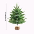 thumbnail image 3 of 20"/50cm Artificial Christmas Tree Green Mini Tabletop Christmas Pine Tree with Plastic Stand Small Xmas Tree for Indoor Outdoor Holiday Home Decoration(Green), 3 of 8