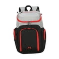 thumbnail image 3 of Mochila de baloncesto Sharpla bolsa para equipo deportivo gris y negro, 3 of 8