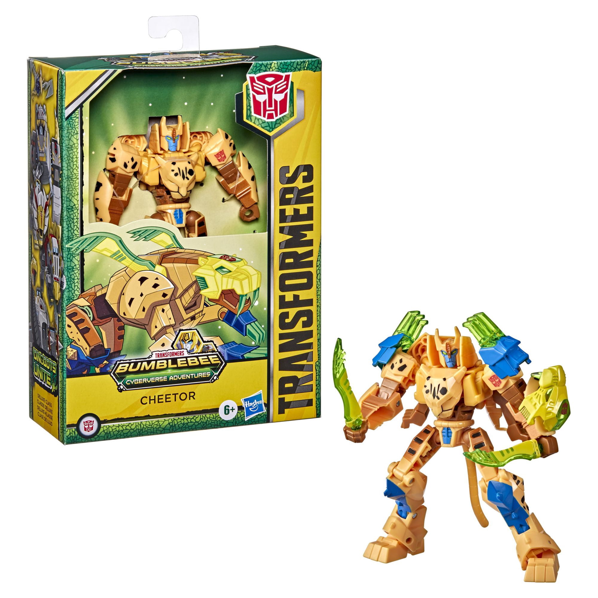 Transformers Bumblebee Cyberverse Adventures Toys Deluxe Class Cheetor Action Figure