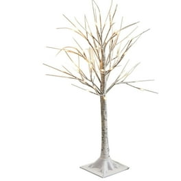 Arbre Lumineux LED Bouleau 60cm - 24 LEDs Blanc Chaud - USB