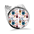 thumbnail image 1 of Rusia muñecas rusas flor cartel Anillo de compromiso de boda de amor ajustable Unbranded M, 1 of 3