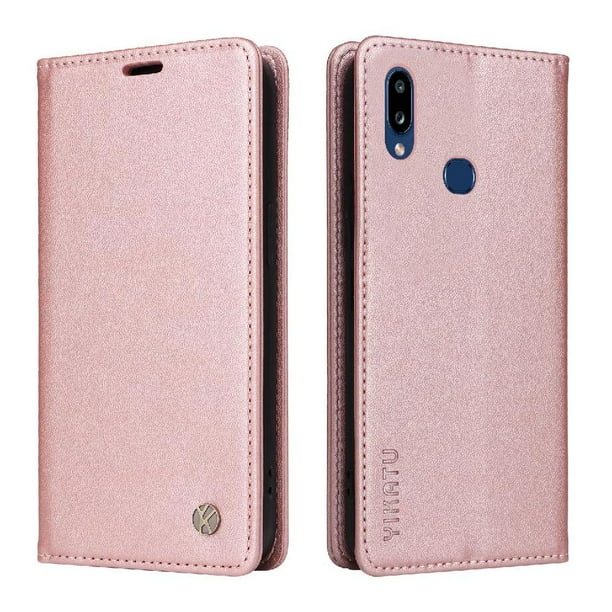 Funda para Samsung Galaxy A10S Estuche de Cuero PU Tipo Cartera con Ranuras para Tarjetas y Cierre Magnético