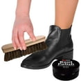 JOB SITE Premium Leather Boot & Shoe Polish Cream Restores, Conditions & Polishes Dark Brown