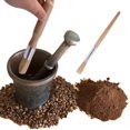 thumbnail image 3 of Juego de 4 cepillos de limpieza para máquina de espresso, mango de madera, cepillo de cerdas naturales para limpieza de molinillo de café Sincero Electrónica, 3 of 5