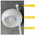 thumbnail image 3 of Tapón antiderrame para taza de agua de 6 uds. Tapón antifugas de silicona (blanco), 3 of 5
