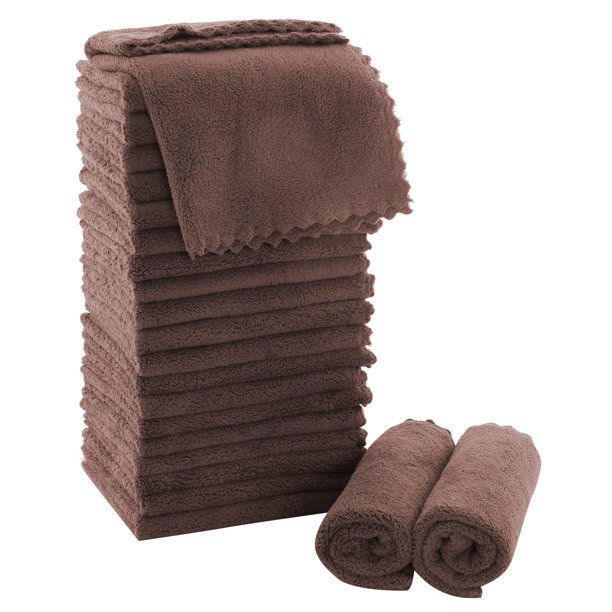 Toallitas MOONQUEEN Ultra Soft Premium de 30 x 30 cm, paquete de 24