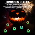 thumbnail image 4 of 20 Pieces Halloween Bouncy Creepy Eye Balls Blue and Red Glow in The Dark Glowing Eyeballs Halloween Glow Bouncy Balls, 4 of 5
