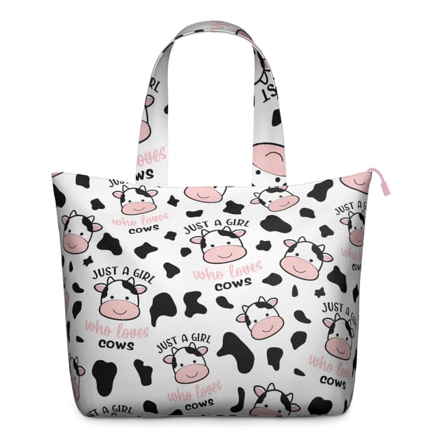 Buffalo Travel Tote Bag, Cow Lovers Rustic Print Weekender Duffel, Farm Pattern Lightweight Multipurpose Carry-on for Short Trips and Travel