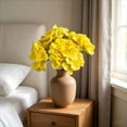 thumbnail image 7 of Kmonabie Artificial Hydrangea Flowers, Silk Faux Hydrangea Bush Plastic, Fade Resistant Summer Fall Home Wedding Outdoor Decor, Blue, 7 of 7
