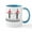 White/Blue Inside, variant on CafePress - PIXEL8 | Kraftwerk Red Mug - 11 oz Ceramic Mug - Novelty Coffee Tea Cup