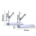 thumbnail image 2 of Anti-slip Stainless Steel Bookends For Menkung Fu, 2 of 5