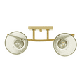 thumbnail image 6 of Prominence Home Fairendale 2-Light Soft Gold Bathroom Vanity Light with Clear Glass Shade, 6 of 7