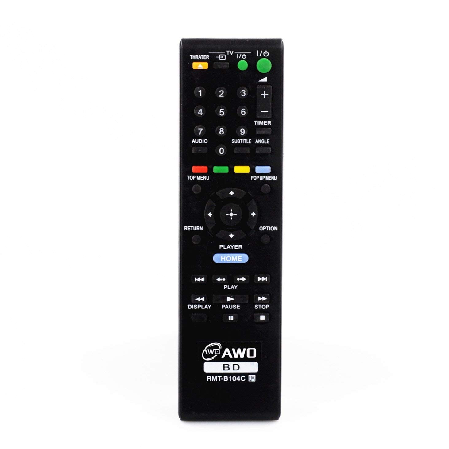 AWO RMTB104P RMTB104C RMTB104A New Replacement Remote Control For