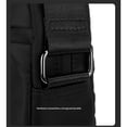 thumbnail image 3 of Crossbody bag for men, Small messenger bag with zipper and adjustable shoulder strap, Slim Shoulder Bag with Pocket, Black, 3 of 5