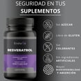 thumbnail image 4 of Resveratrol Semilla De Uva Pimienta Negra Vitamina C 60 Caps Sin Sabor, 4 of 6